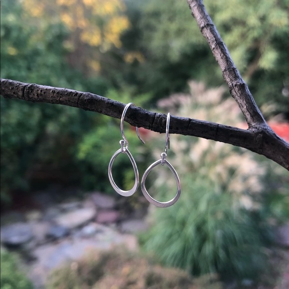 COPY - COPY - COPY - Sterling Silver petal Earrings - Picture 8 of 8
